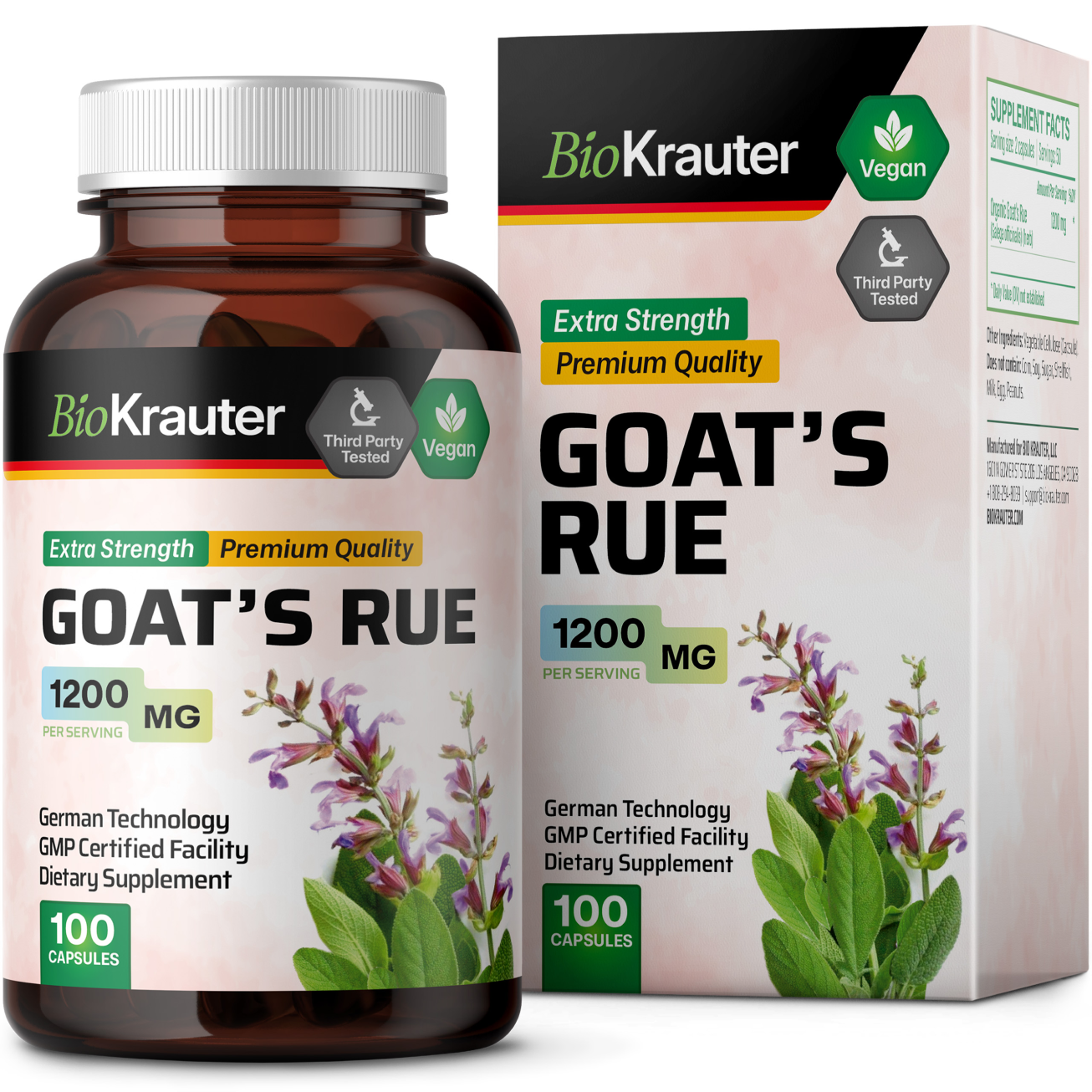 Goat's Rue Supplement - 100 Capsules