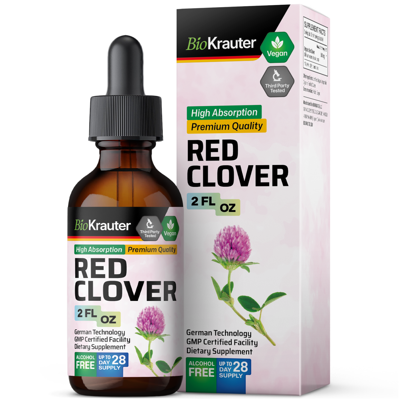 Red Clover Tincture - 2 Fl.Oz. Bottle
