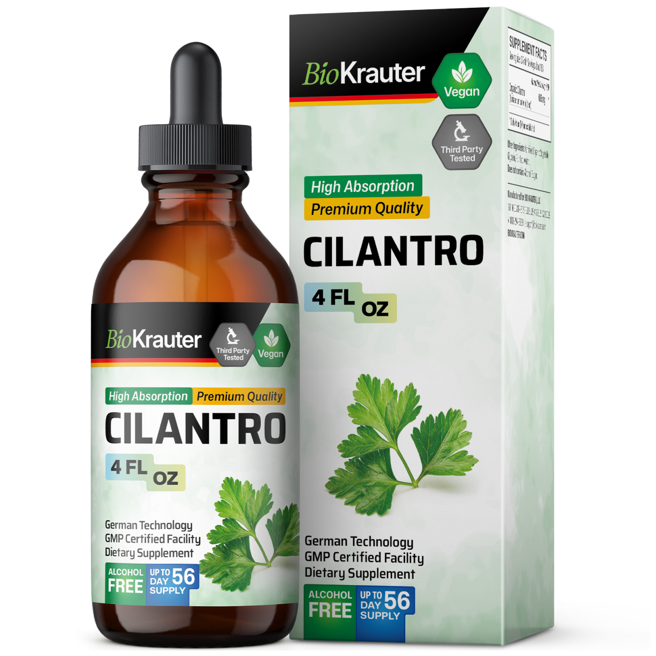 Cilantro Tincture - 4 Fl.Oz. Bottle