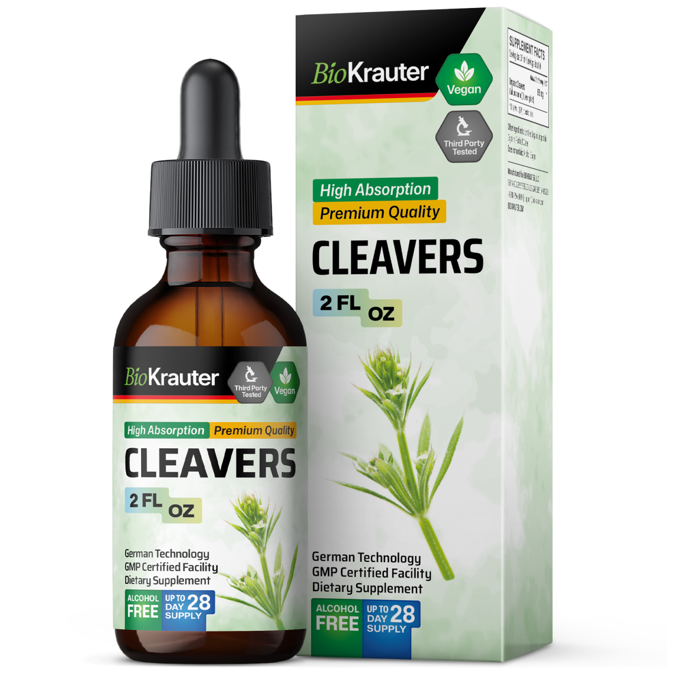 Cleavers Tincture - 2 Fl.Oz. Bottle