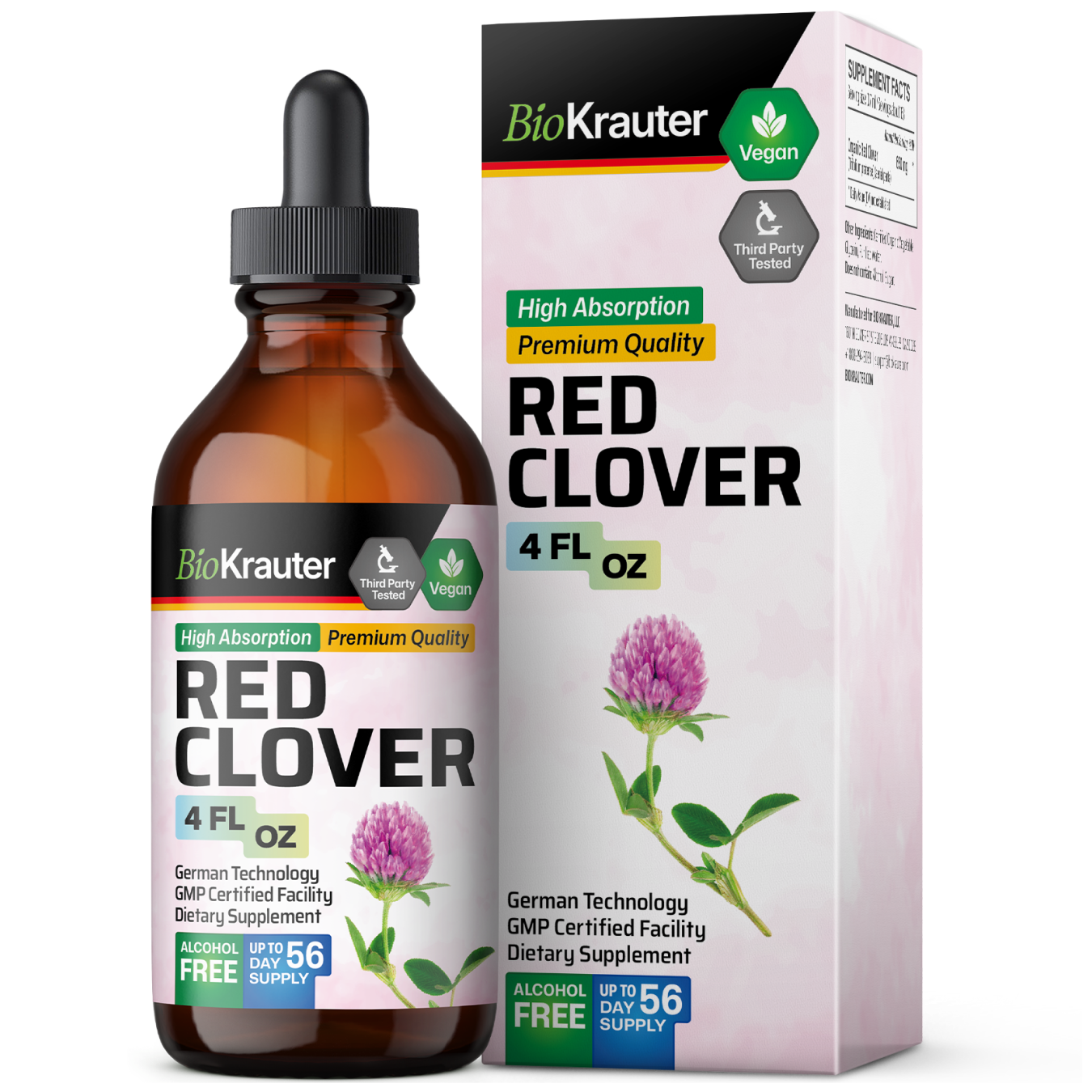 Red Clover Tincture - 4 Fl.Oz. Bottle