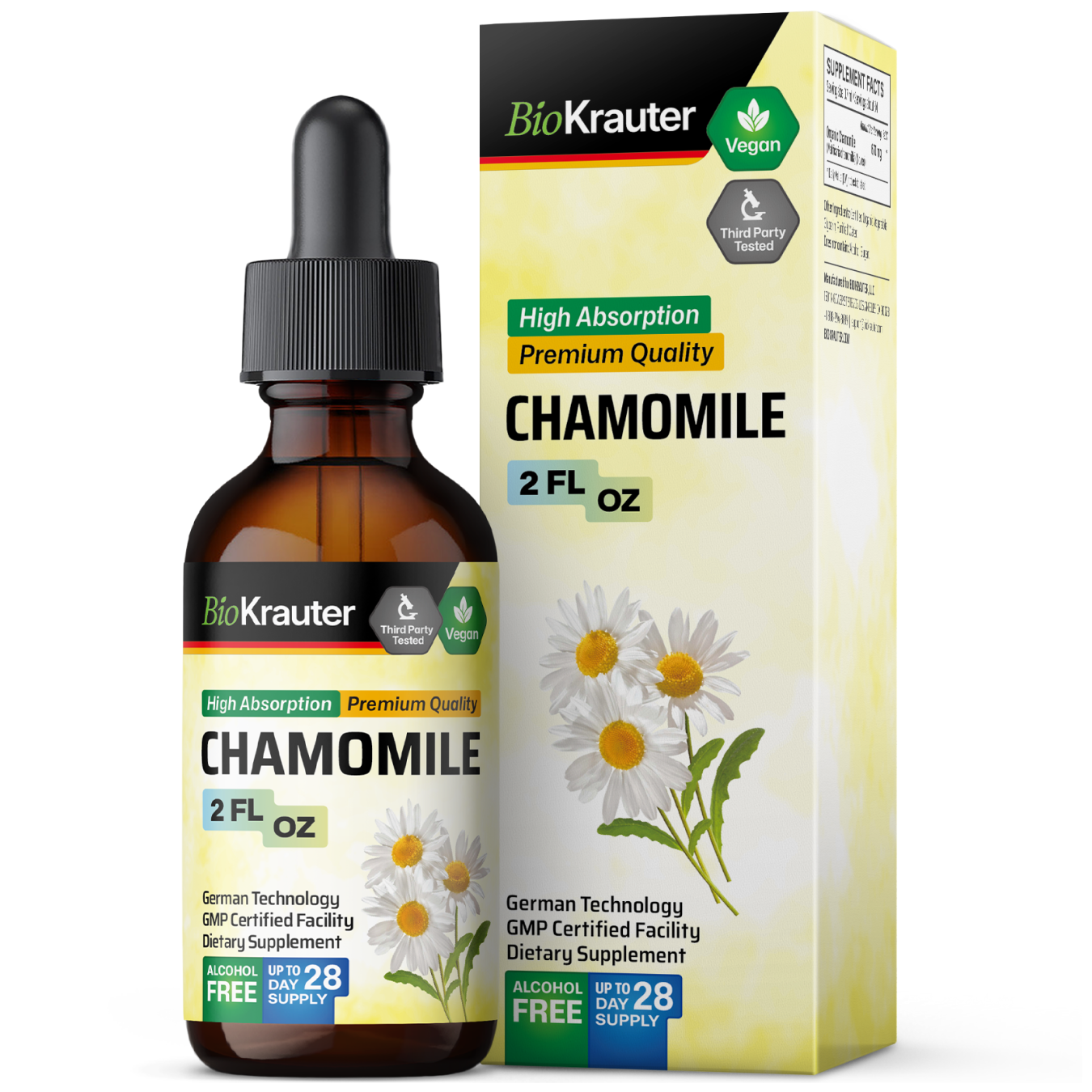 Chamomile Tincture - 2 Fl.Oz. Bottle