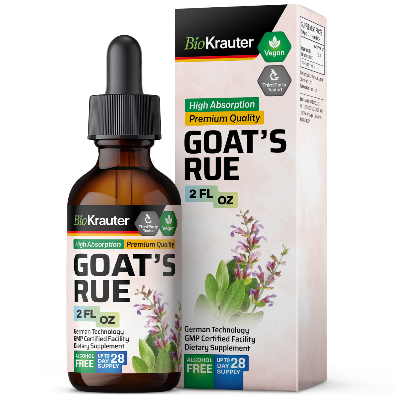 Goat's Rue Tincture - 2 Fl.Oz. Bottle