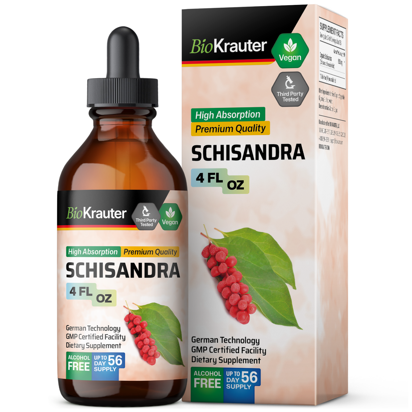 Schisandra Tincture - 4 Fl.Oz. Bottle