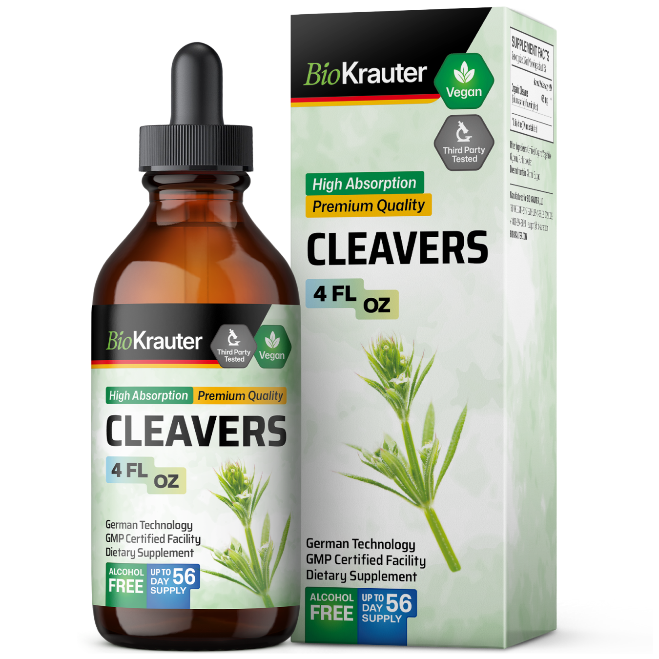Cleavers Tincture - 4 Fl.Oz. Bottle