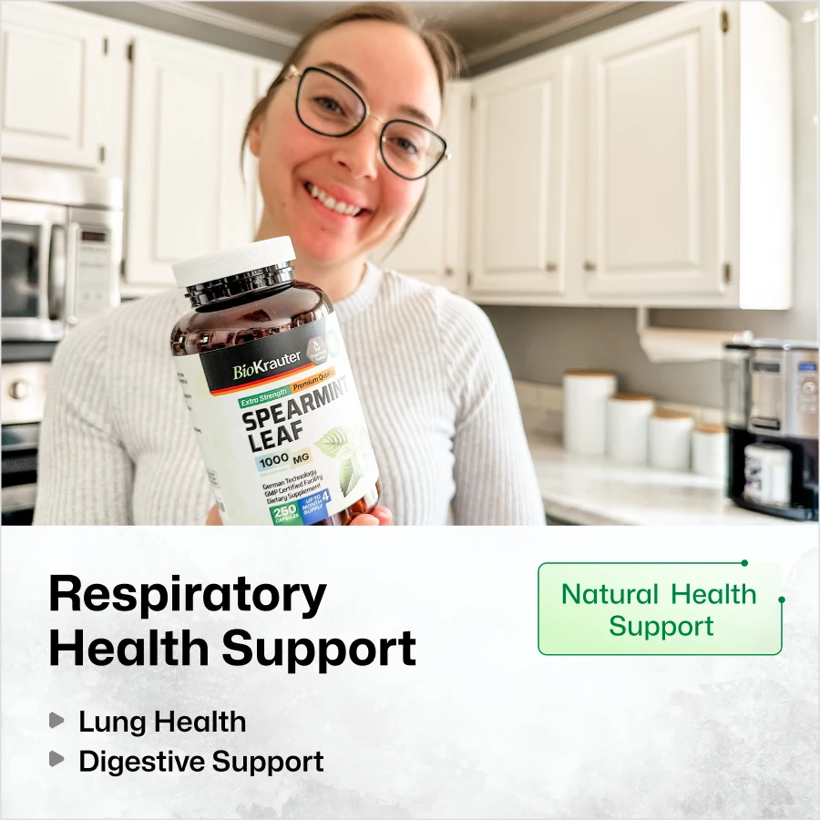 Spearmint Leaf Supplement - 250 Capsules