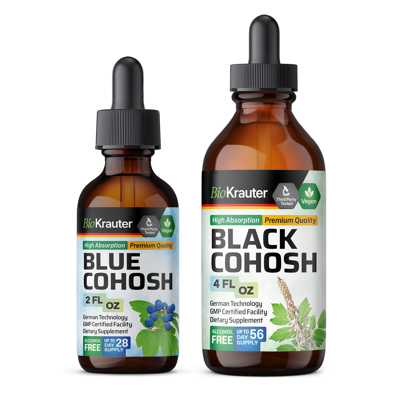 Blue Cohosh + Black Cohosh Bundle