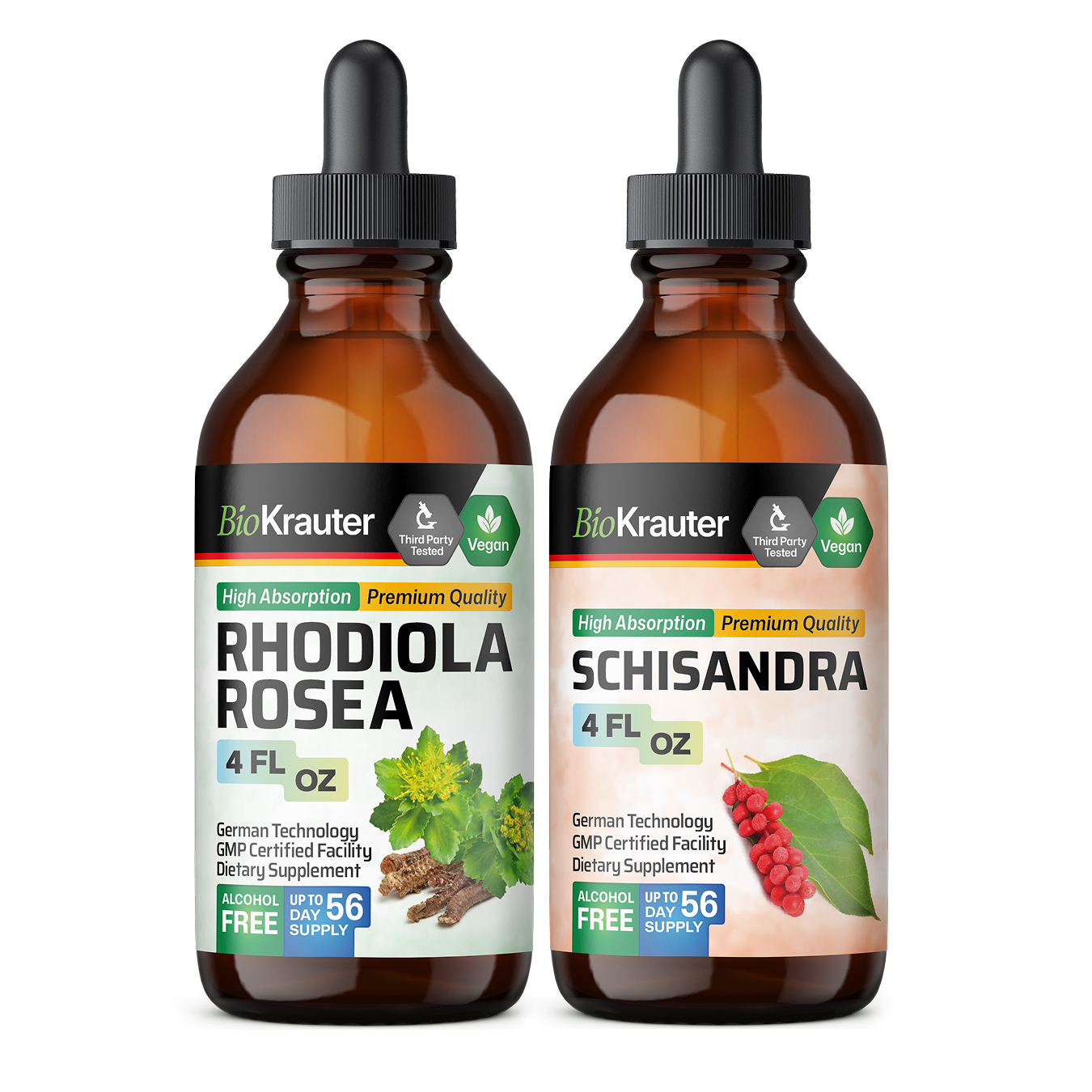 Rhodiola Rosea + Schisandra Bundle