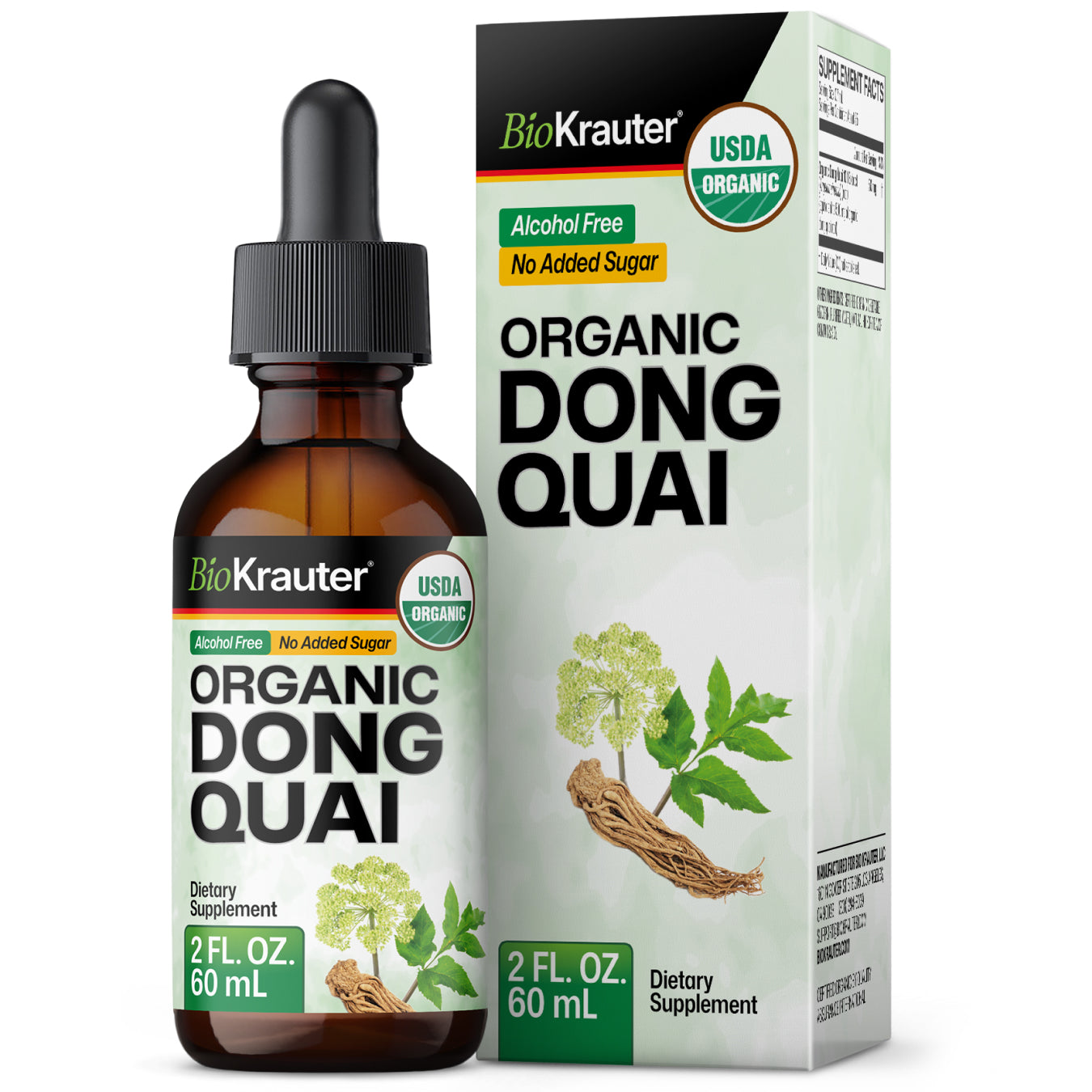 USDA Organic Dong Quai Tincture - 2 Fl.Oz. Bottle
