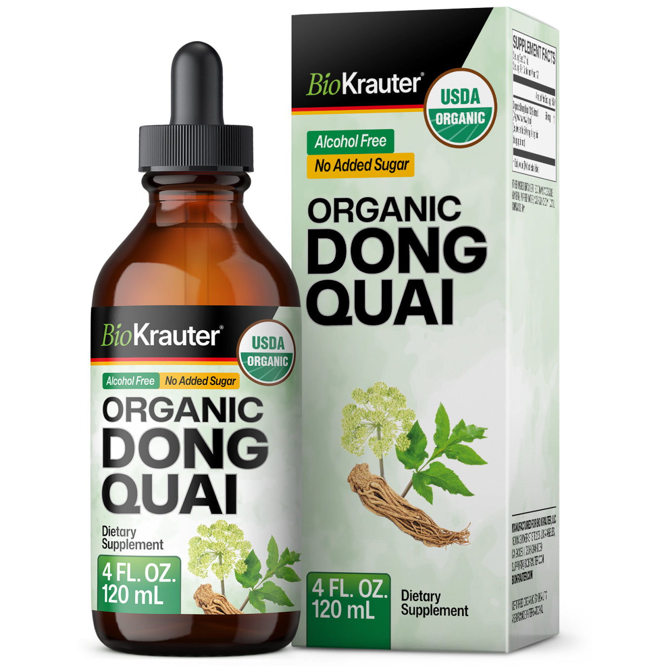 USDA Organic Dong Quai Tincture - 4 Fl.Oz. Bottle