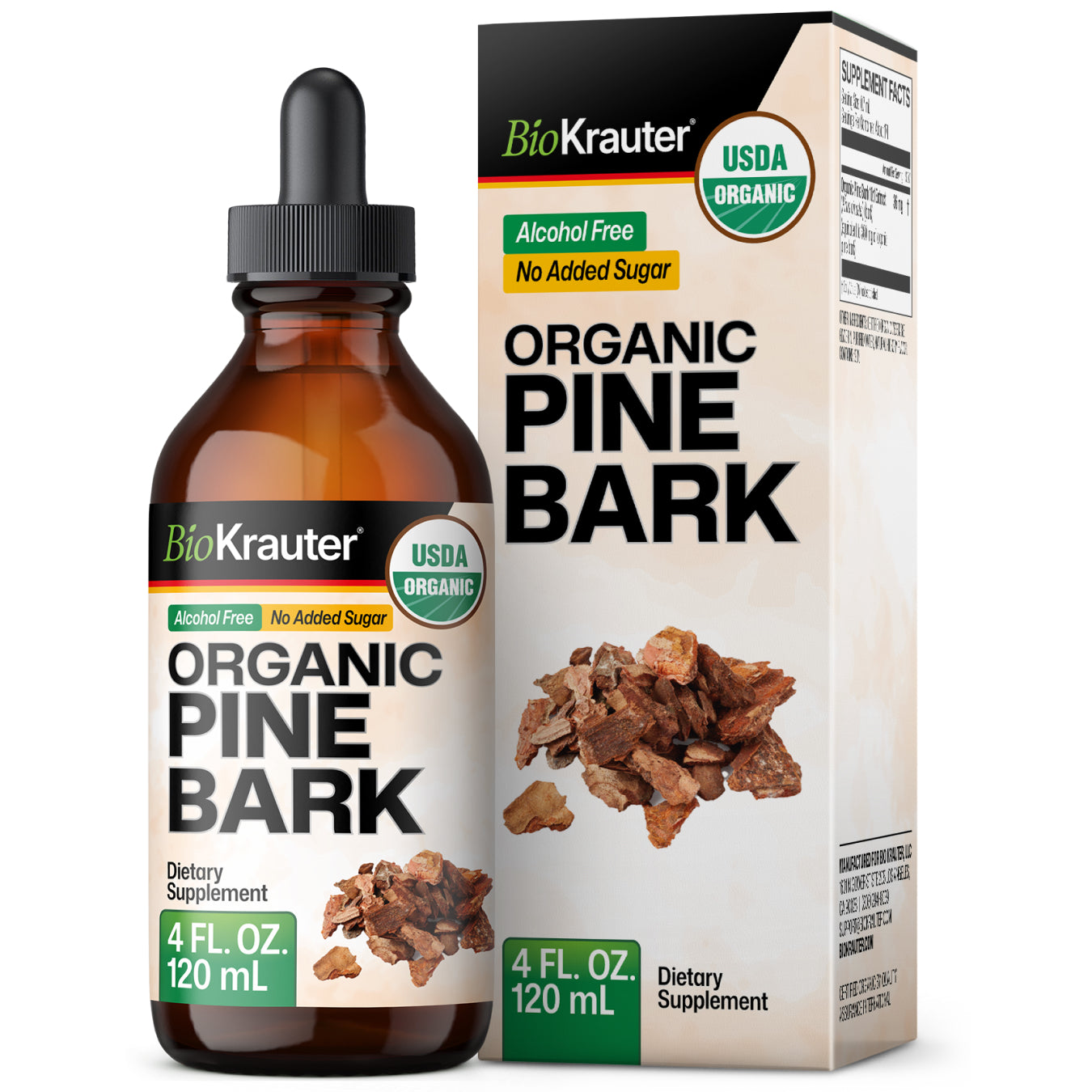 USDA Organic Pine Bark Tincture - 4 Fl.Oz. Bottle