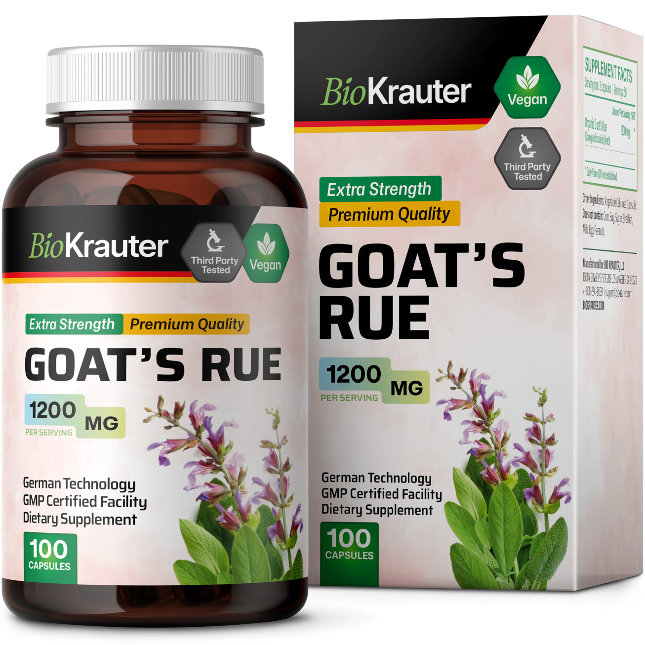 Goat's Rue Supplement - 250 Capsules