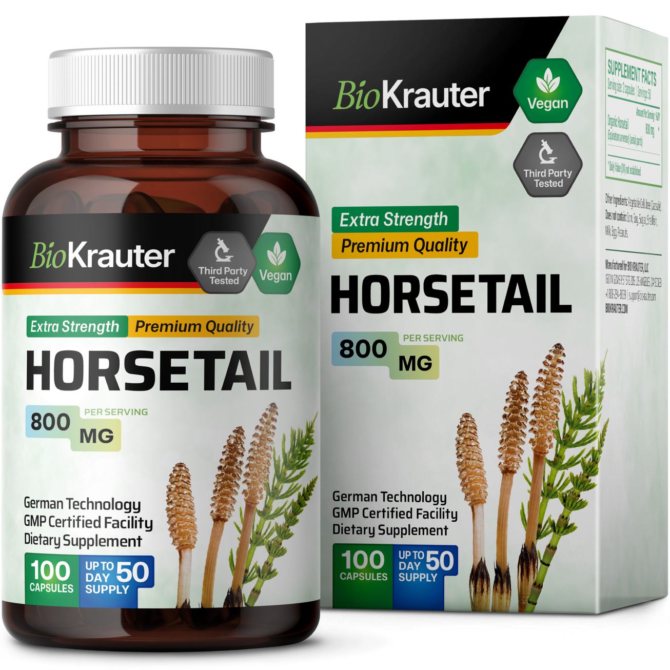 Horsetail Supplement - 100 Capsules