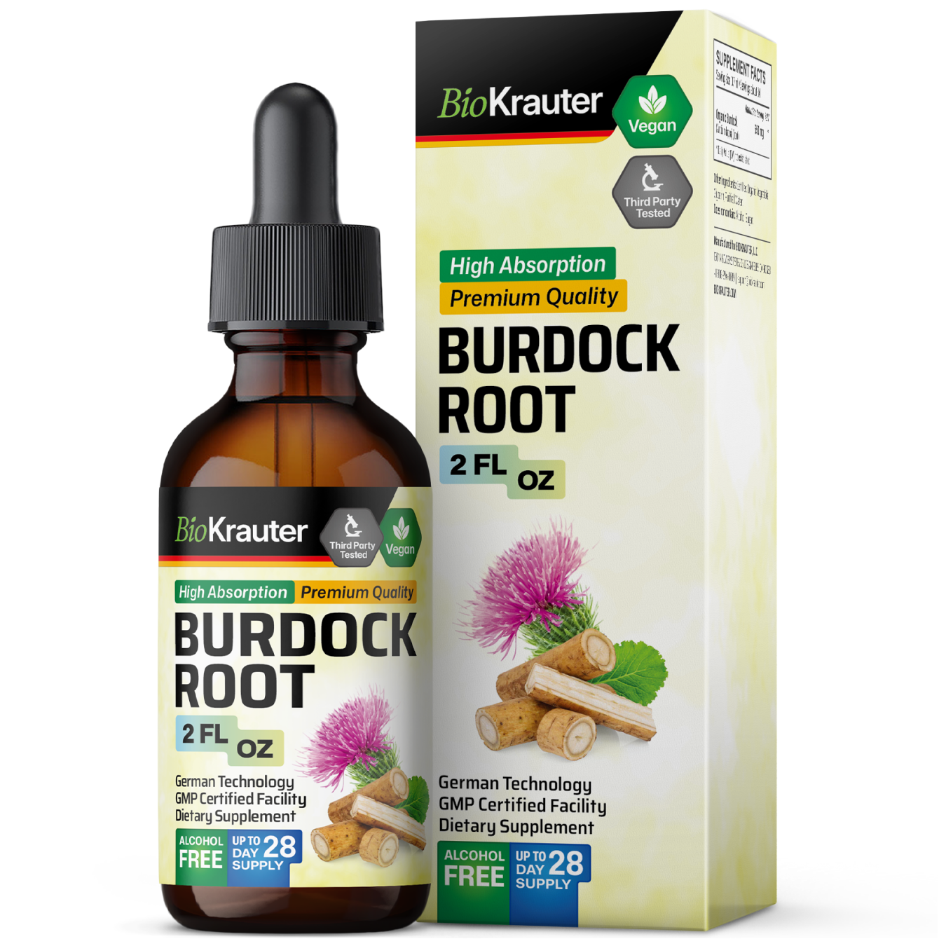 Burdock Root Tincture - 2 Fl.Oz. Bottle