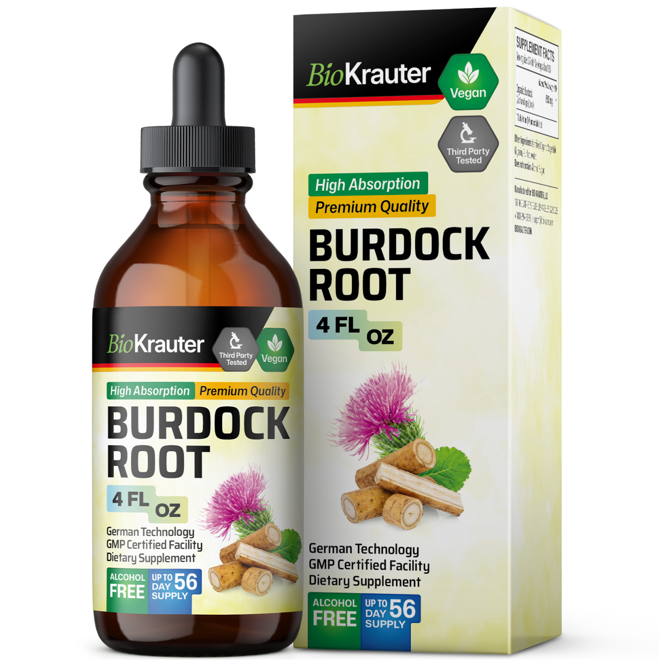 Burdock Root Tincture - 4 Fl.Oz. Bottle