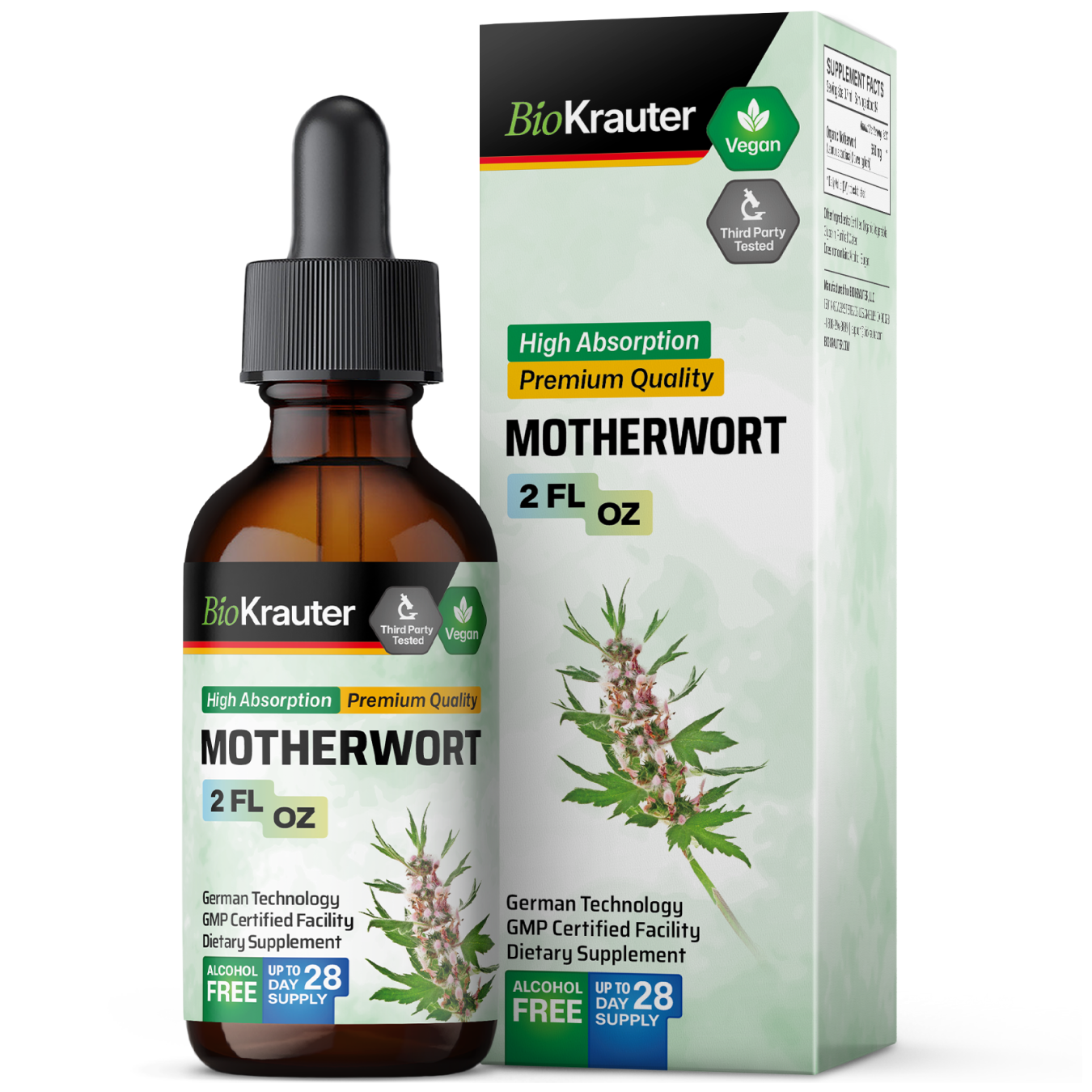 Motherwort Tincture - 2 Fl.Oz. Bottle