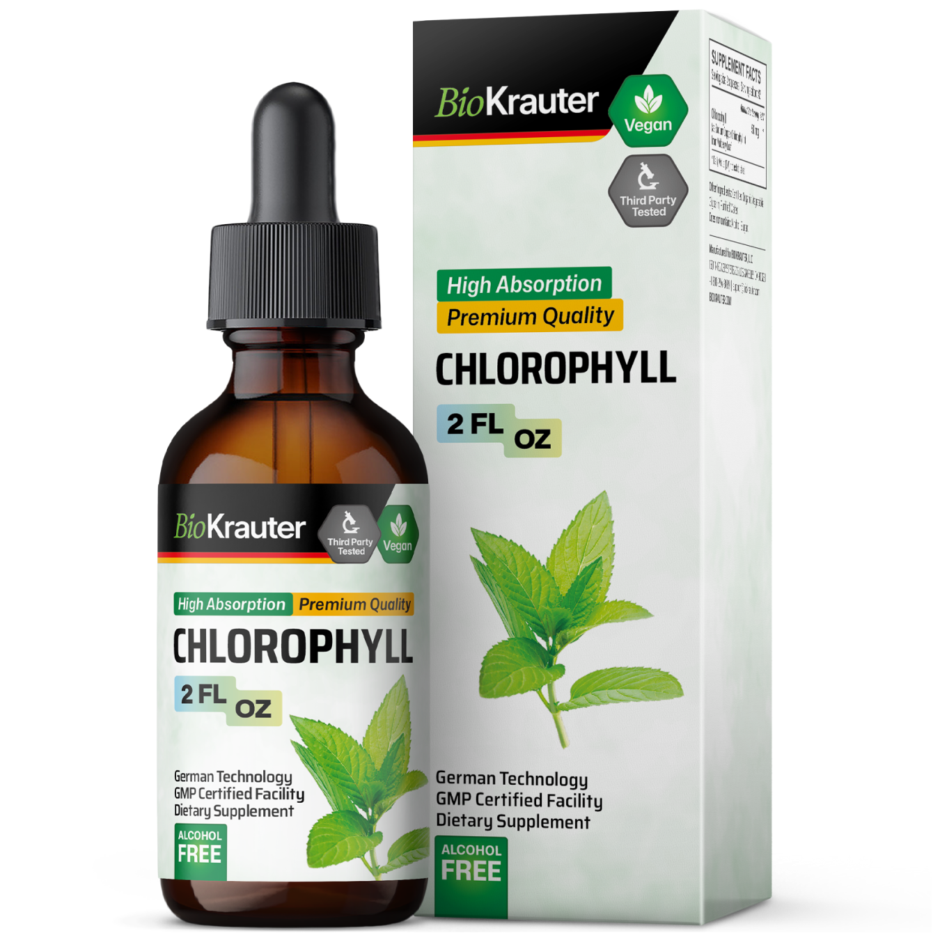 Chlorophyll Tincture - 2 Fl.Oz. Bottle