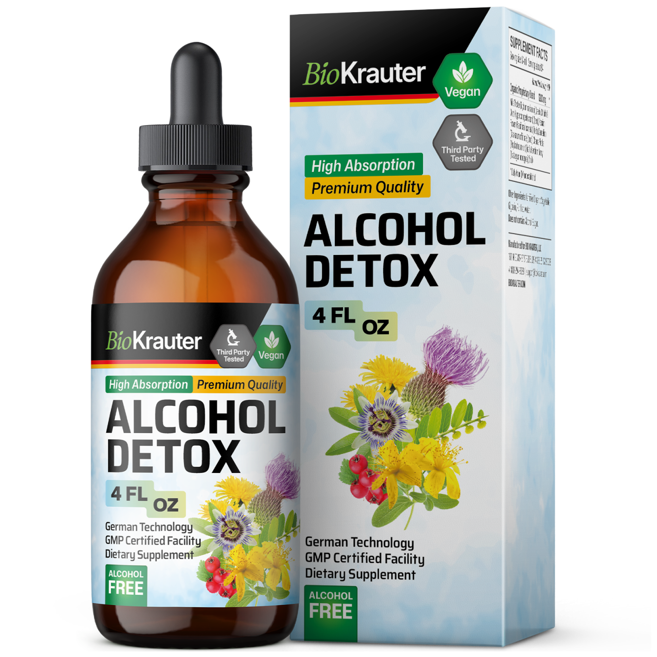 Alcohol Detox Tincture - 4 Fl.Oz. Bottle