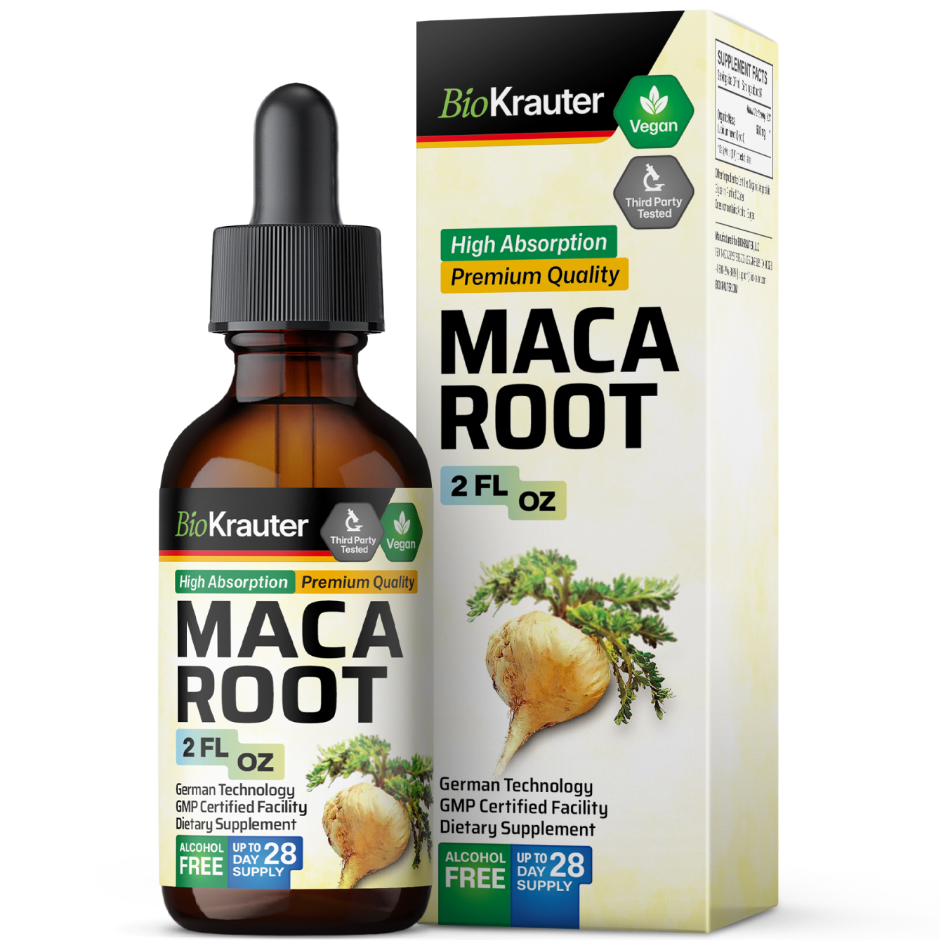Maca Root Tincture - 2 Fl.Oz. Bottle