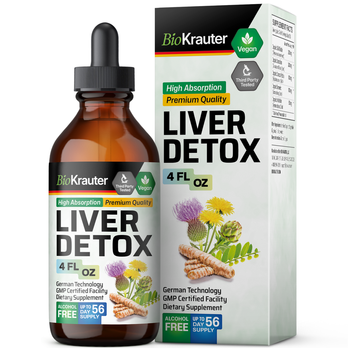 Liver Detox Tincture - 4 Fl.Oz. Bottle