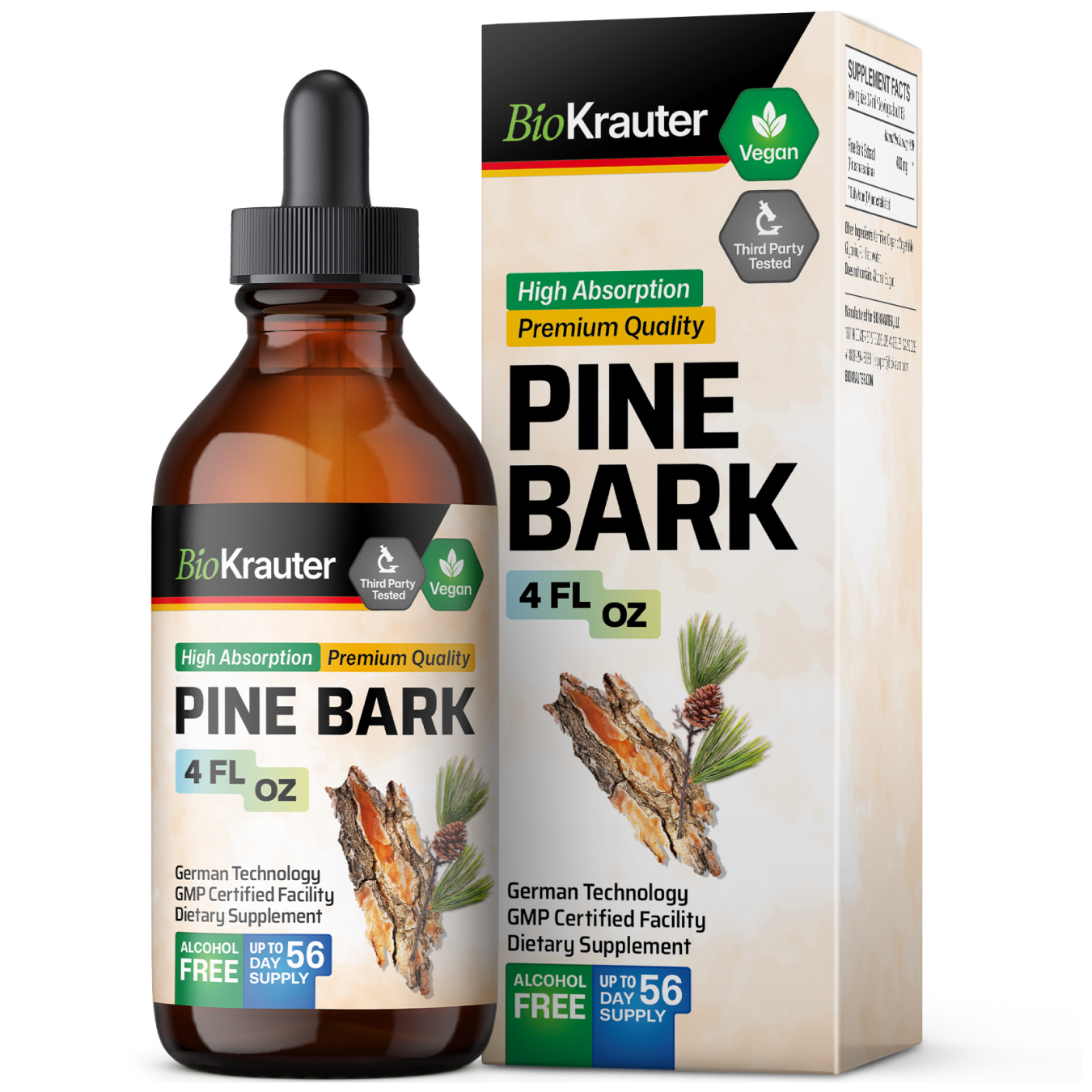 Pine Bark Tincture - 4 Fl.Oz. Bottle