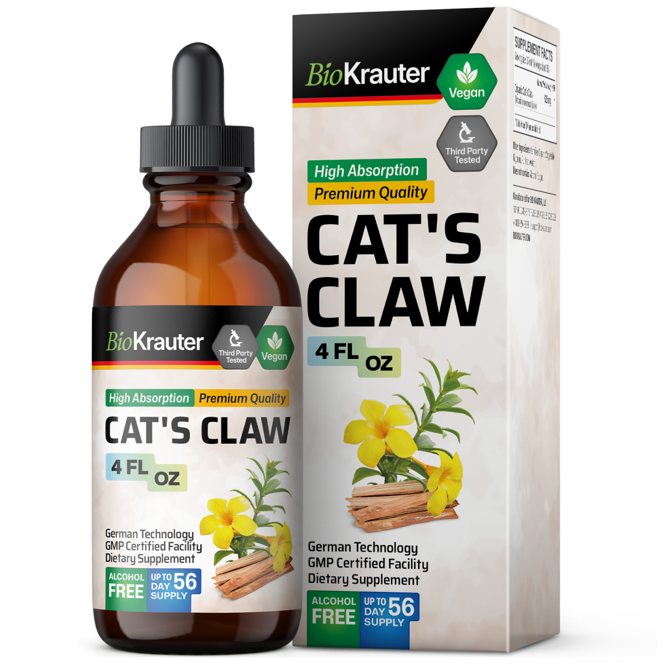 Cat's Claw Tincture - 4 Fl.Oz. Bottle