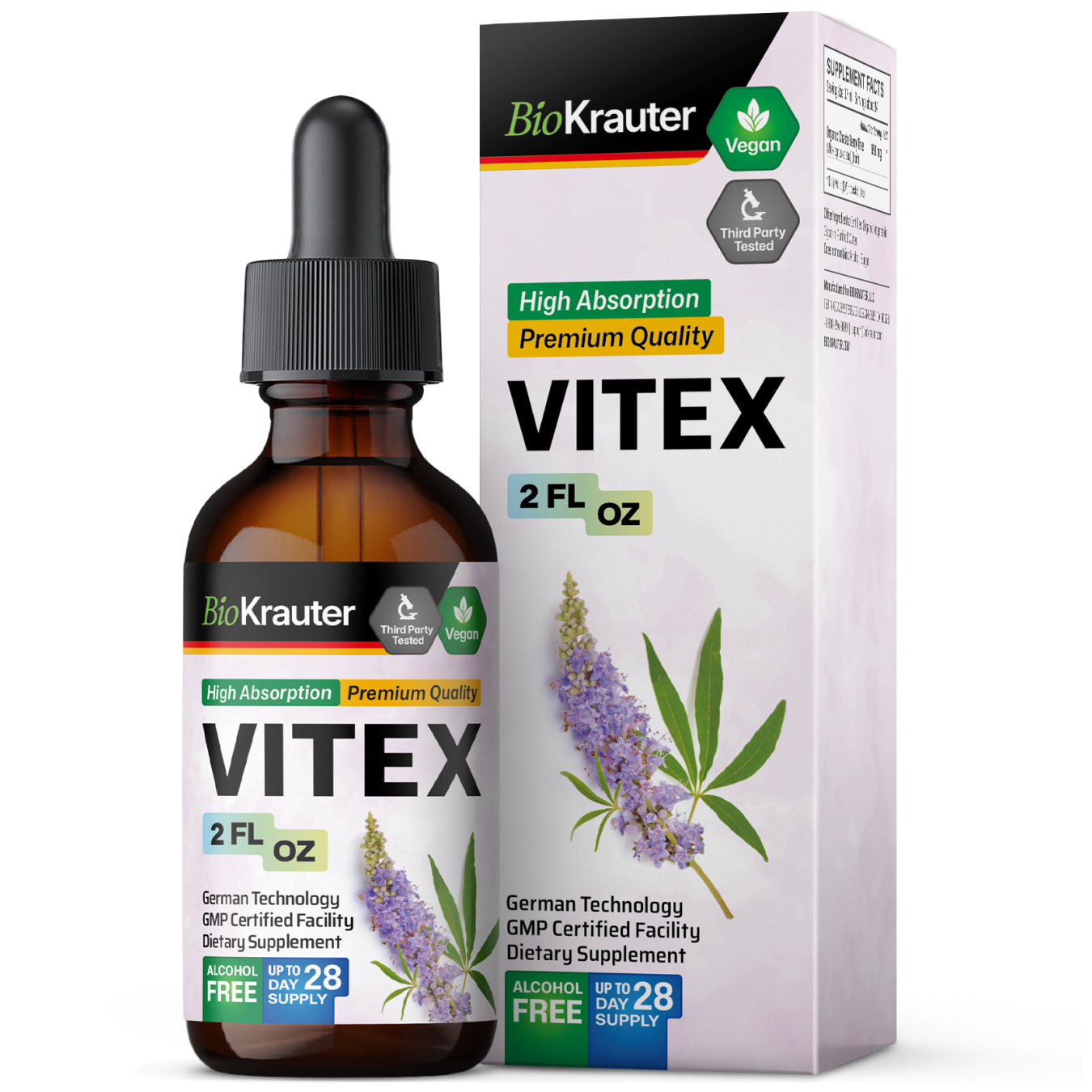 Vitex Tincture - 2 Fl.Oz. Bottle