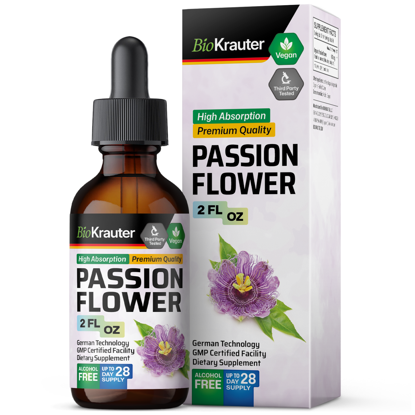 Passion Flower Tincture - 2 Fl.Oz. Bottle