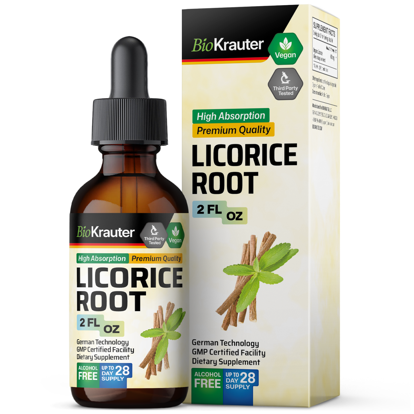 Licorice Root Tincture - 2 Fl.Oz. Bottle