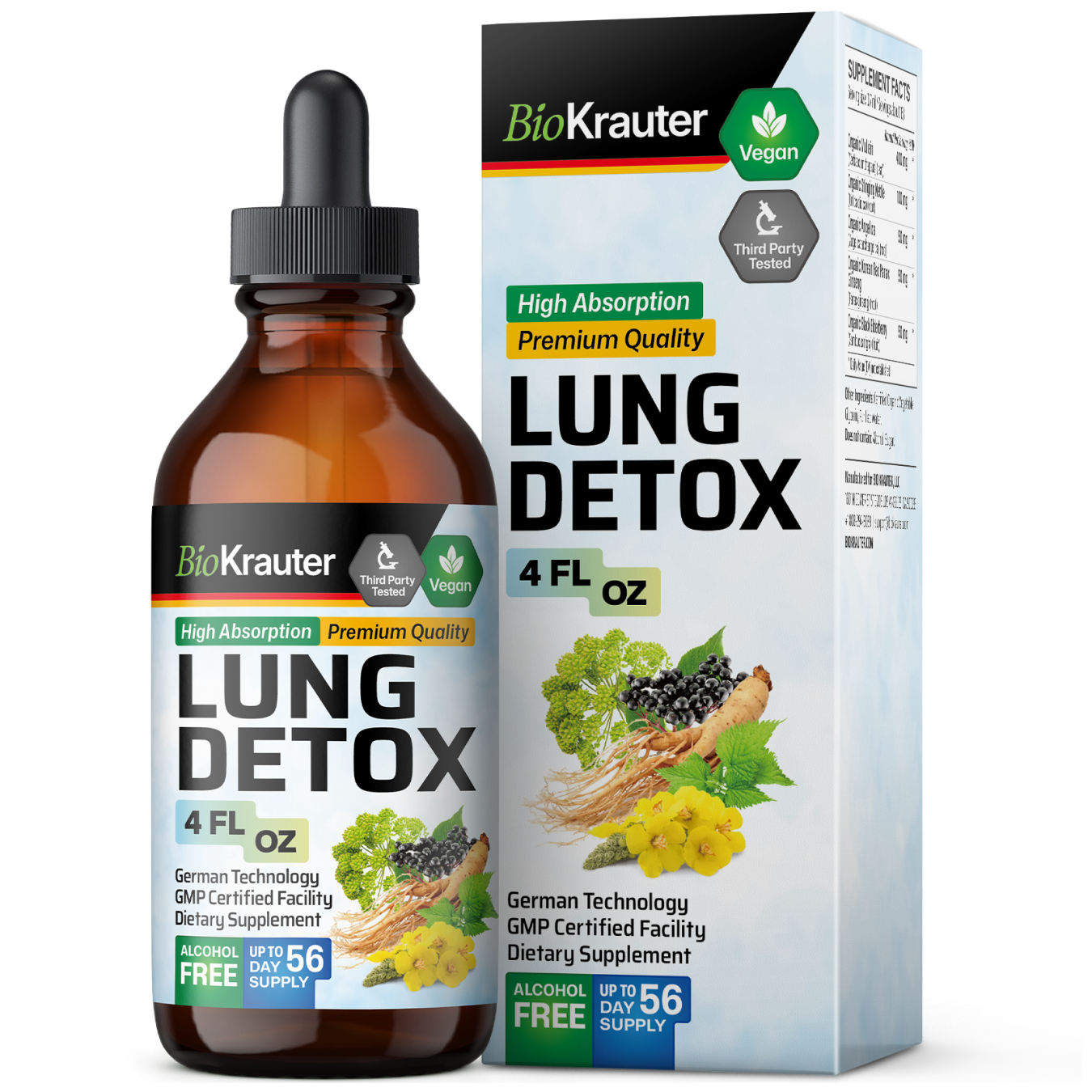 Lung Detox Tincture - 4 Fl.Oz. Bottle