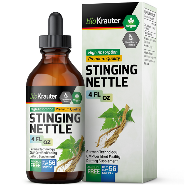 Stinging Nettle Tincture - 4 Fl.Oz. Bottle | BioKrauter
