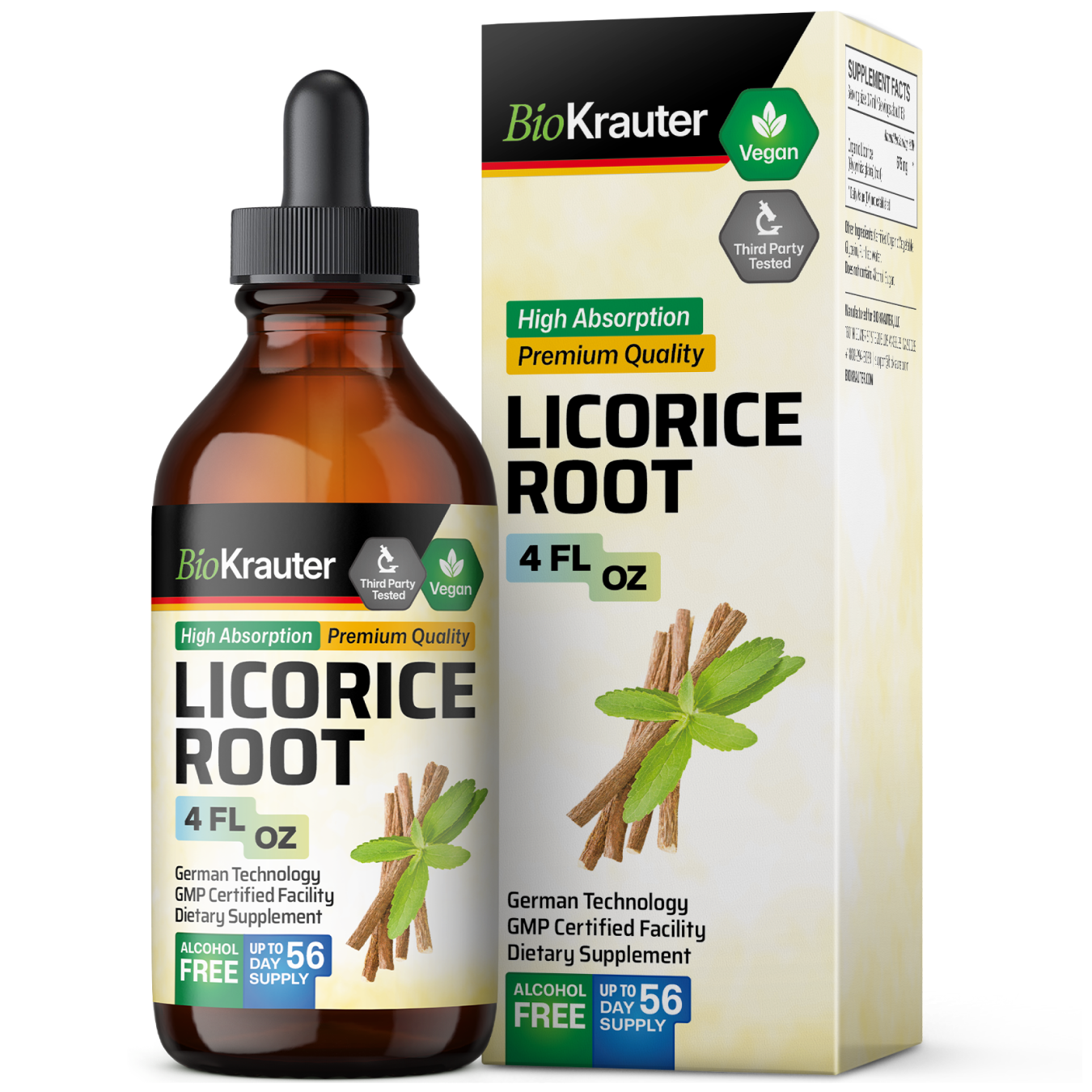Licorice Root Tincture - 4 Fl.Oz. Bottle